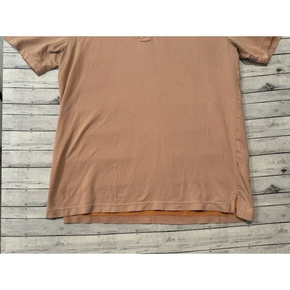 Travis Mathew Mens Short Sleeve Polo Shirt XL Orange Golf Stretch Cotton Blend - Picture 5 of 16
